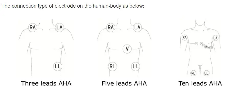 Philips digitrak uchun 5-qo'rg'oshinli EKG simlari plyus 24 soatlik 3100A, 5-qo'rg'oshin, Snap
