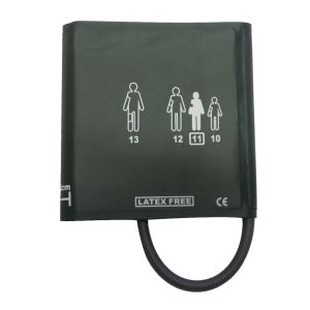 Adult # 11 Nibp Cuff, 25.3-34.3cm Kolos Dairesel, Gasbag holda, yagona kolba