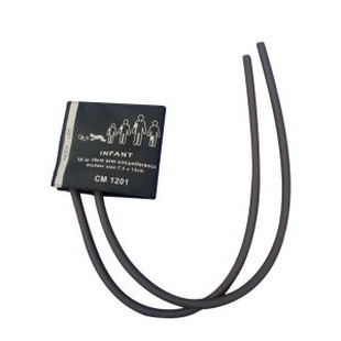 Qon bosimining monitoringi uchun chaqaloqni ikki tomonlama nibtli naychasi, 10-19 sm