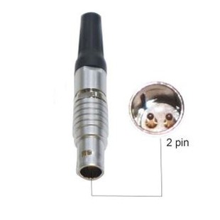 0B 2pin Plug Metal Multipole Ruxsat etilgan erkak ayol lehim aloqalari Metall korpus PPS izolyatori