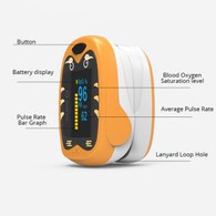 Chaqaloq pediatrining barmoq pulsi oksimetri