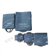 Qon bosimi uchun manjet to'plami Ikki naychali moviy neylon NIBP manjeti (neonat / go'dak / bola / kattalar)