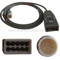 Mos keluvchi M1663A HP 10-magistral trunk kabeli, HP 12PIN .2M