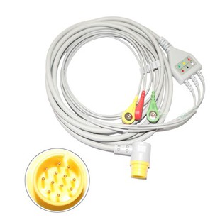 Mos keluvchi CU tibbiy defibrilator EKG kabeli